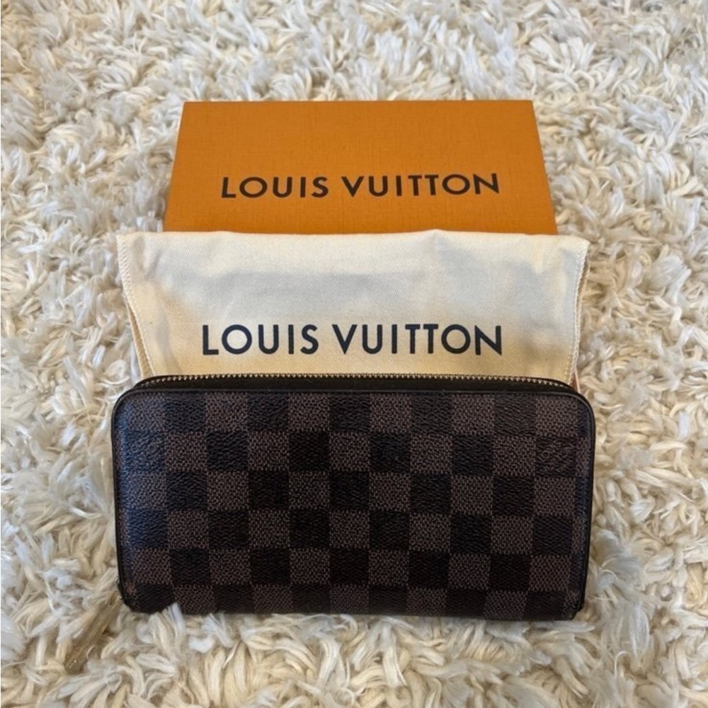 SOLD Louis Vuitton Dark Brown Checkered Wallet